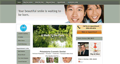 Desktop Screenshot of cosmeticdentistphiladelphia.com