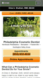 Mobile Screenshot of cosmeticdentistphiladelphia.com